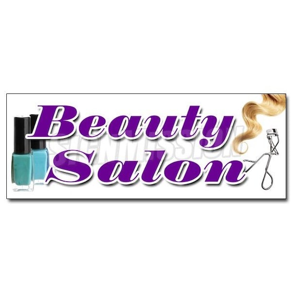 BEAUTY SALON DECAL sticker hairdresser stylist colorist color haircuts, D-36 Beauty Salon